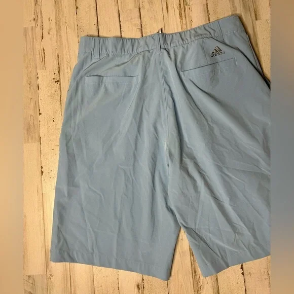 Adidas Golf Shorts Mens 34 Blue Performance Flat Front Casual - Picture 10 of 10